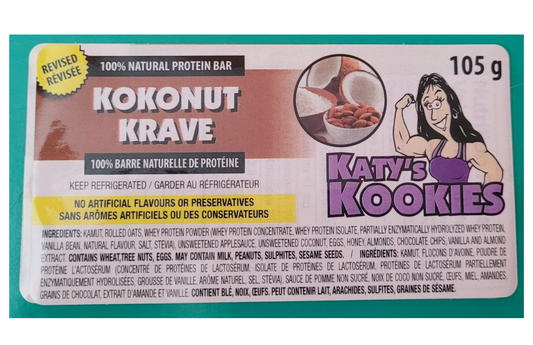 Kokonut Krave - Frozen Meal Replacement Bar - LOCALS ONLY